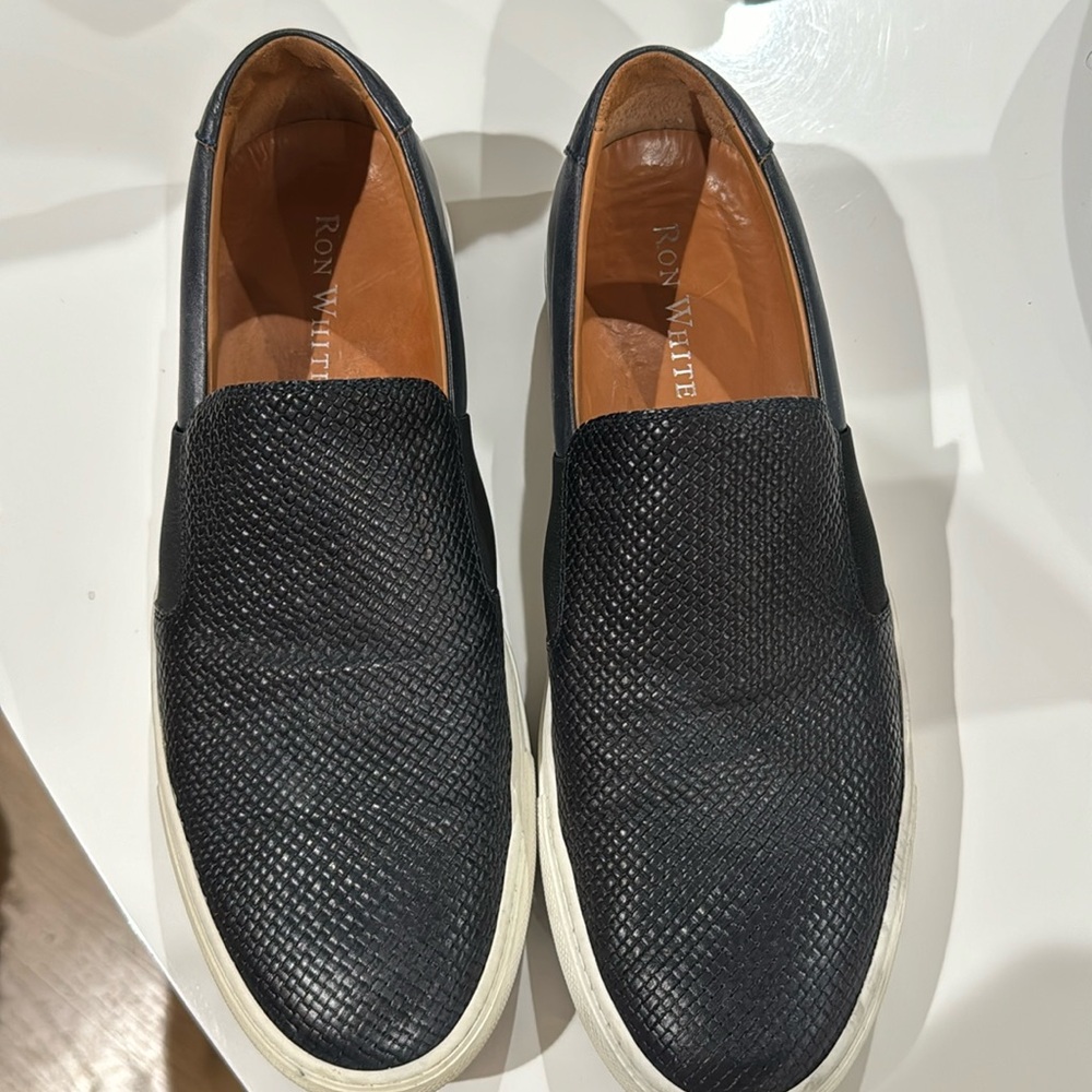 Ron White leather loafers